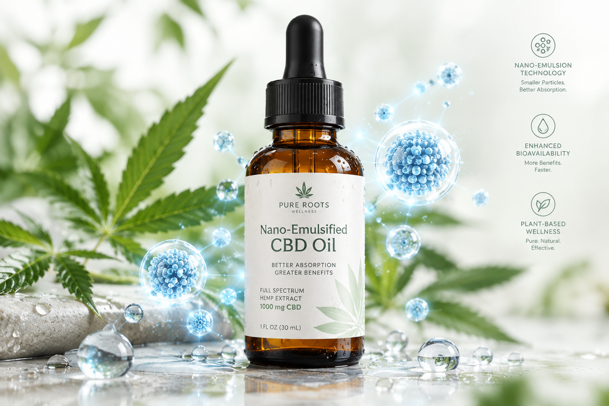 Nano-Emulsified CBD Explained: Why Absorption Speed and Rate Matter